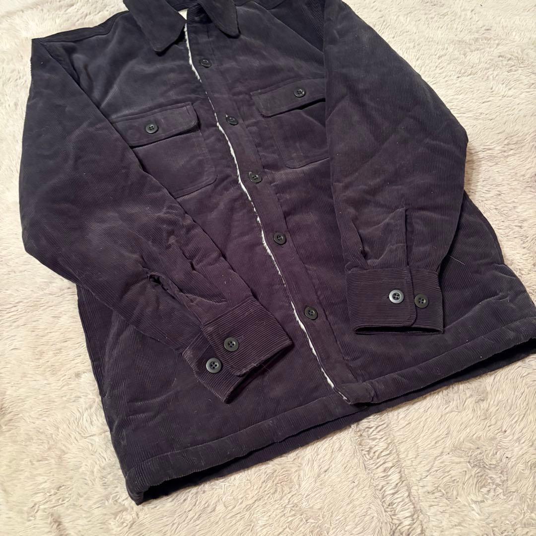 【ロンハーマン】コーデュロイ ボア　ジャケット　ブラック