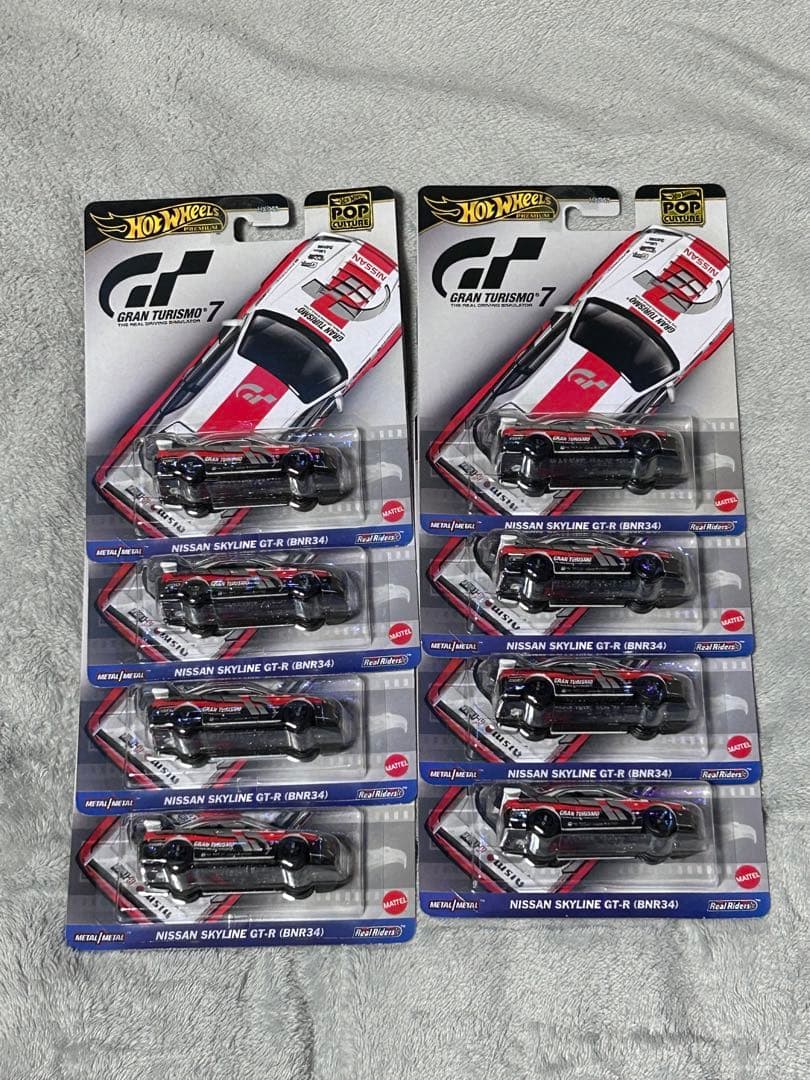 ミニカー Hotwheels NISSAN GTR PREMIUM 8pcs