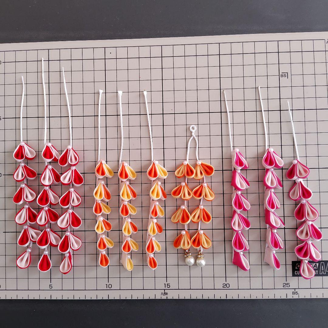 リリイです！つまみ細工下がりまとめ売り　うさぎの人形　鯉のぼり