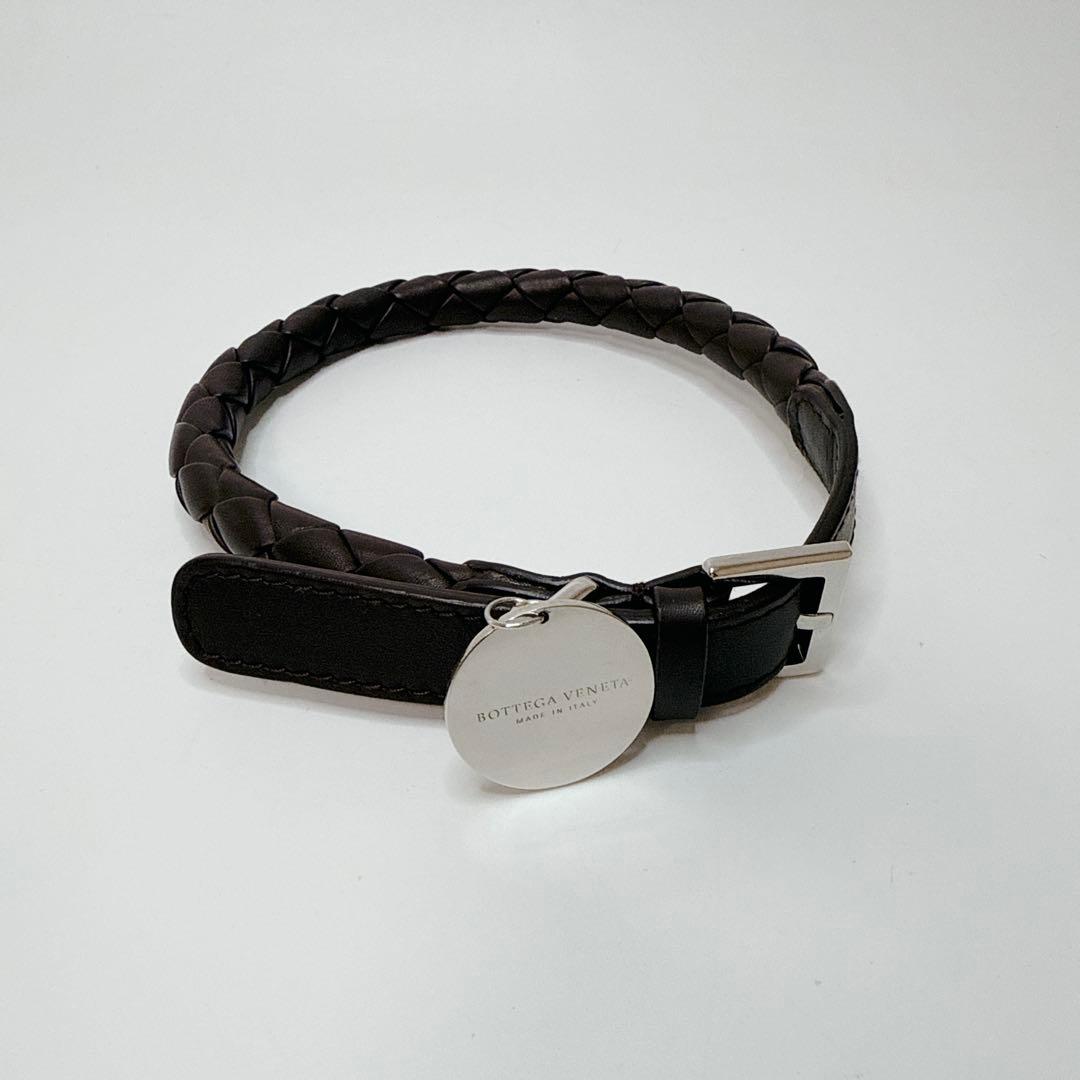 【未使用級】ボッテガヴェネタ イントレチャート ドッグリード 首輪 セット