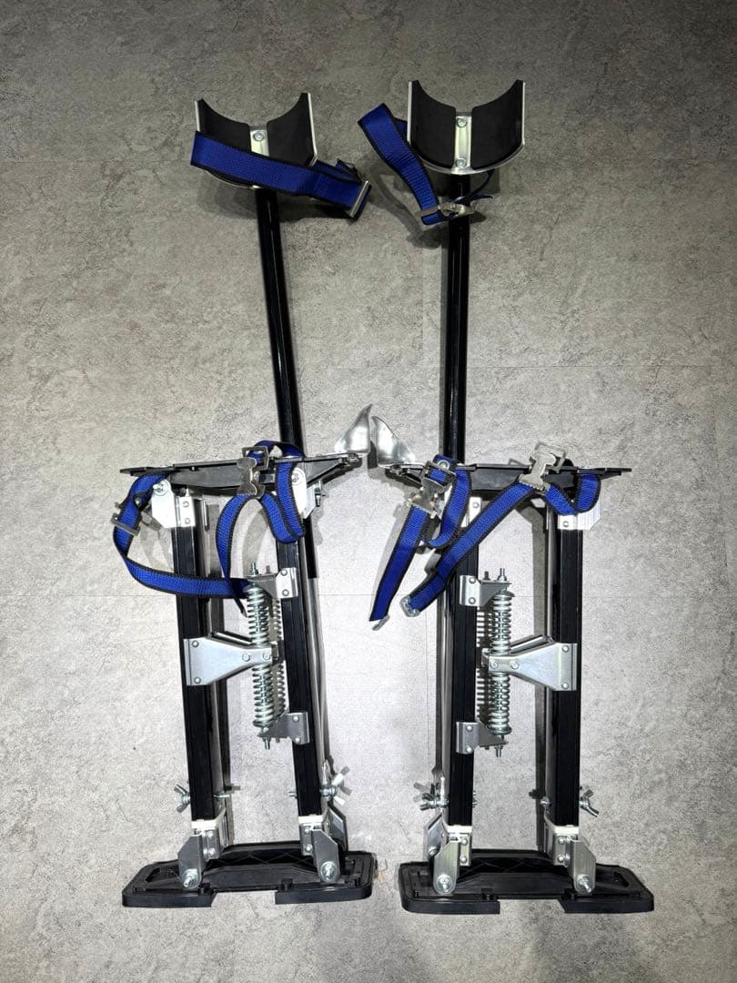 竹馬　38から58センチ　アルミ　足場