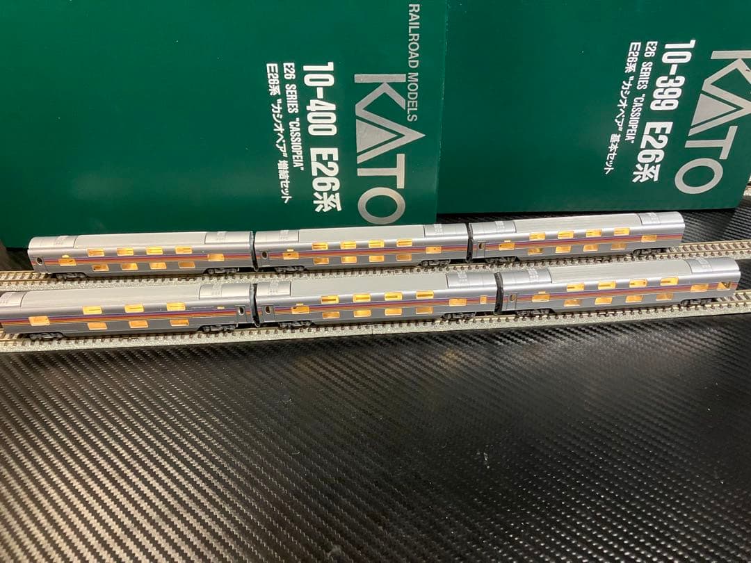 KATO E26系 カシオペア 室内灯付き