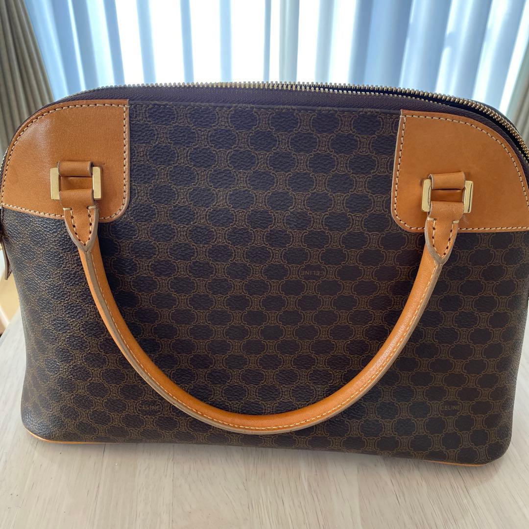 CELINE ダークブラウン ハンドバッグ