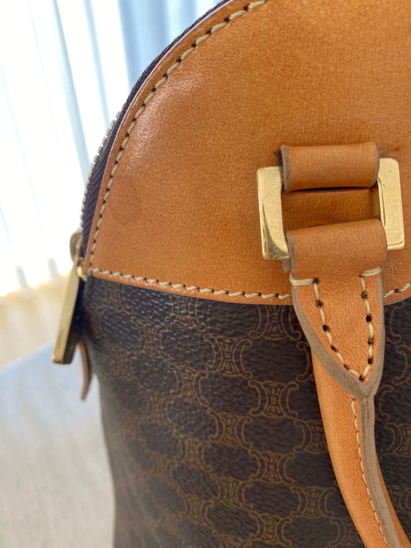 CELINE ダークブラウン ハンドバッグ