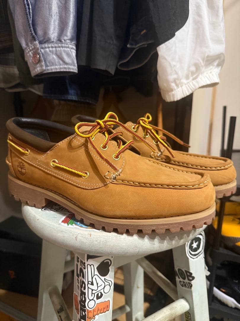 Timberland デッキシューズ　3eye 27.5cm イエローブーツ