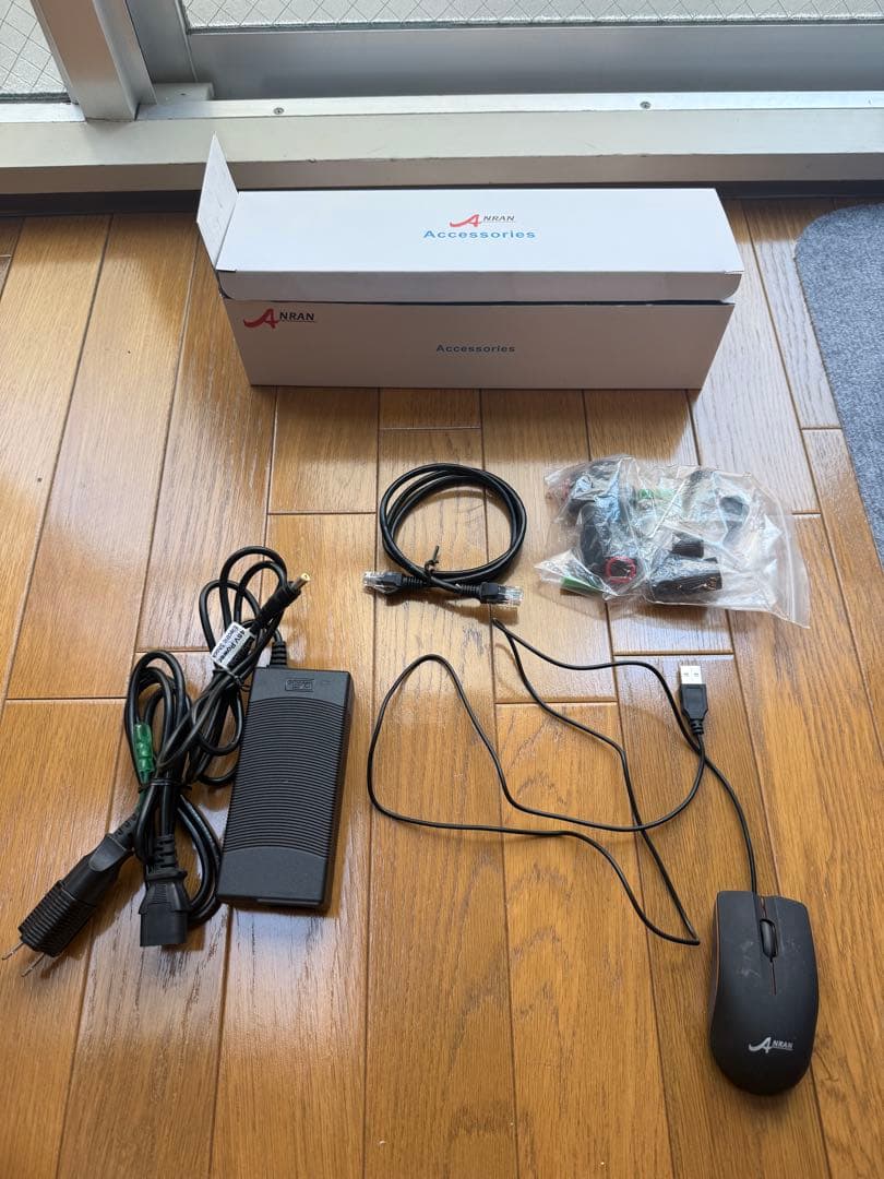 防犯カメラセット(200万画素）POE給電 屋外型　ANRAN防犯カメラ4台