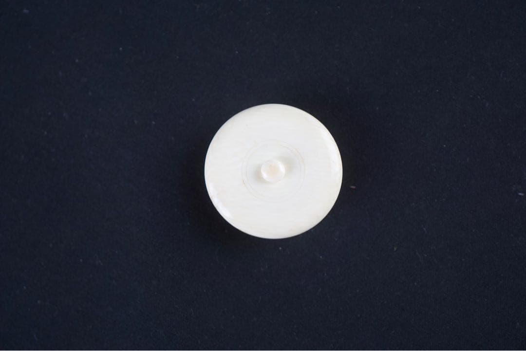 【茶道具】膳所焼 淡海ぜぜ 陽炎園 鶴首? 茶入 仕覆付 共箱