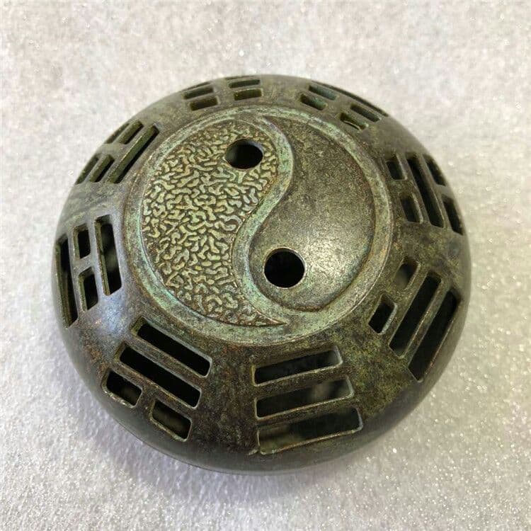 古玩古工芸品銅器銅燻香炉八卦小香炉