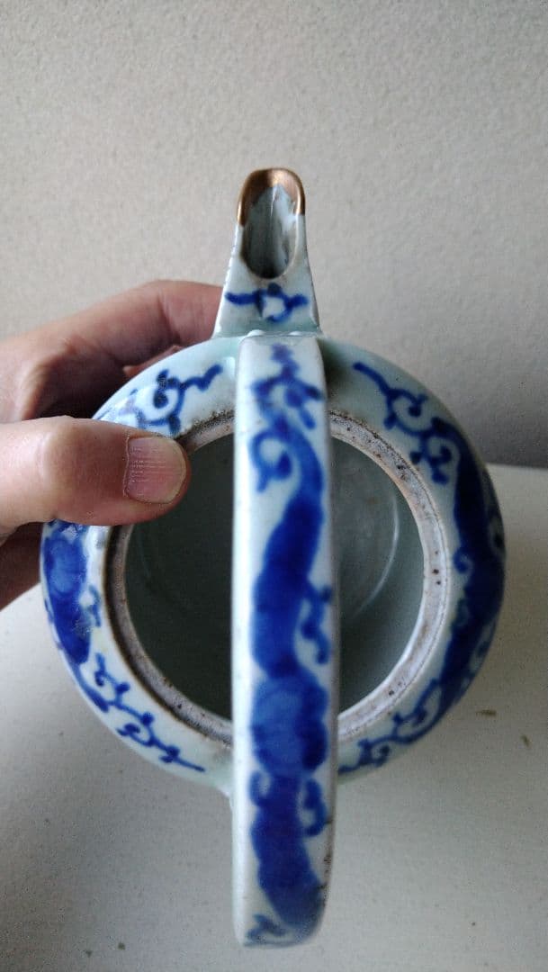 染付   水差し   急須