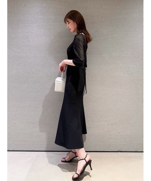 【miさま専用】スナイデル snidel ダブルカラーマーメイドドレス