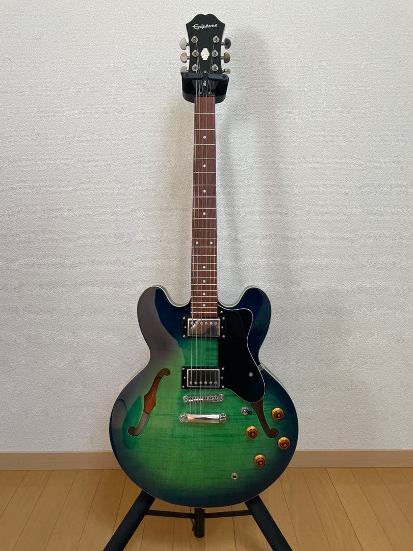 Epiphone 限定版 Dot Deluxe Aquamarine (AM)