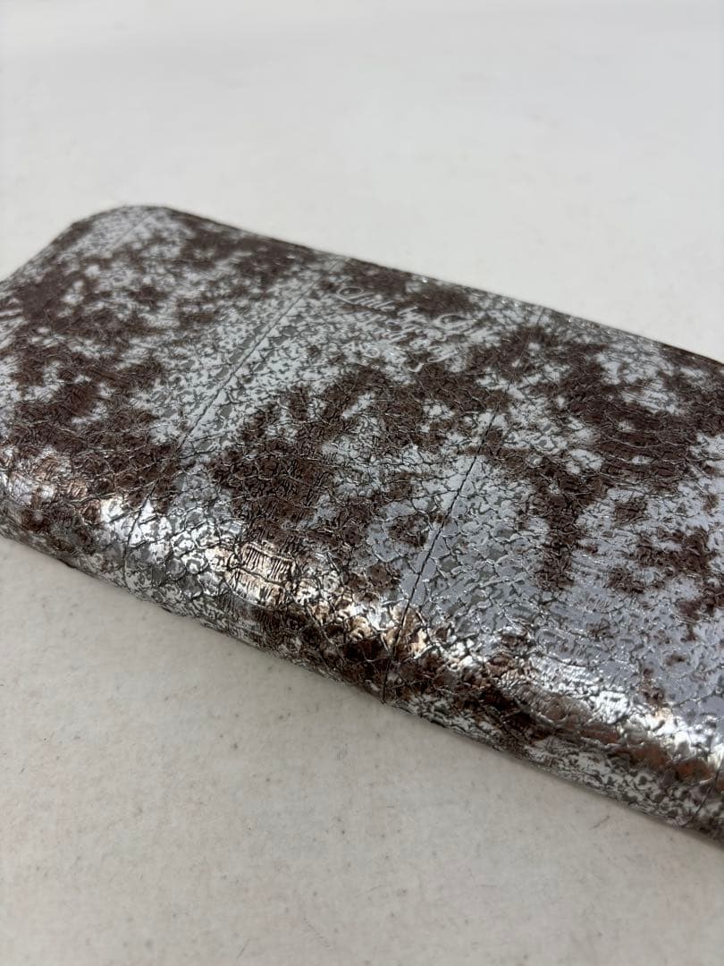 A1129 ADMJ ラウンドウォレット 蛇革 マルチマテリアル