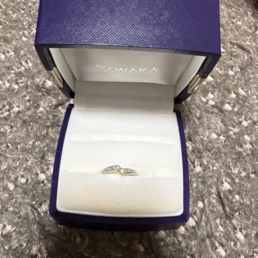 NIWAKA 結婚指輪　綾　9号　箱無し