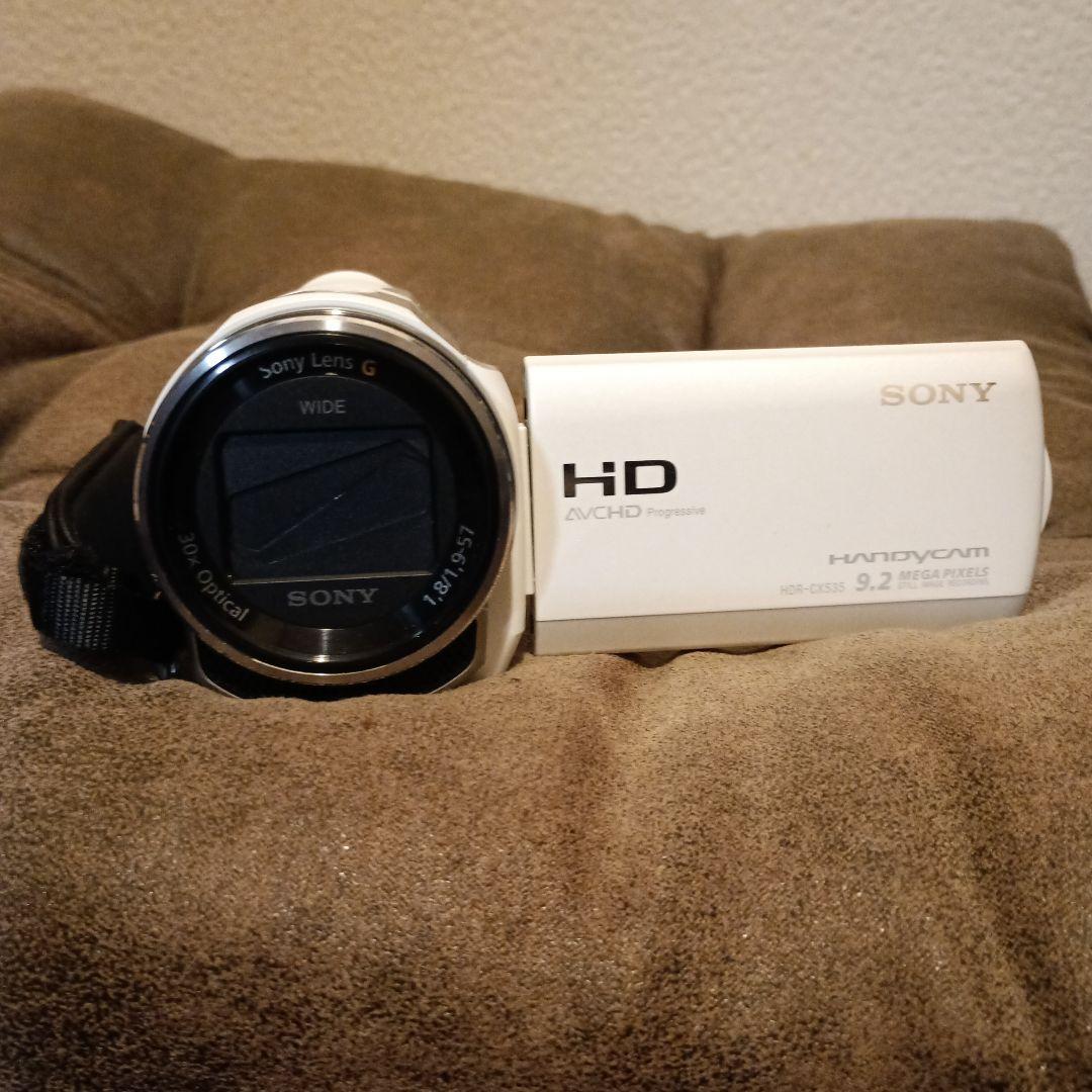 動作ok　SONY　Handycam HDR-CX535 ホワイト　美品