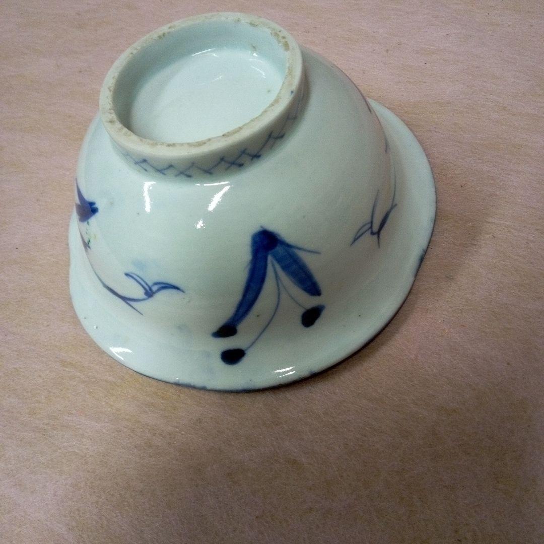 古伊万里　麒麟鳳凰文様錦三ツ鉢　古美術　古道具　骨董品