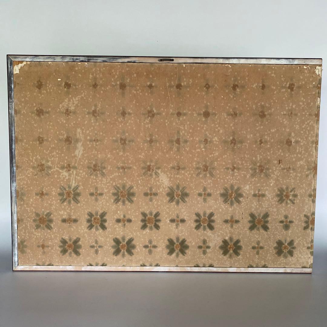 瀬尾孝正 作 漆絵折 屏風 黒漆 朱漆 美術館収蔵作家 茶室 花文図 李朝 茶道