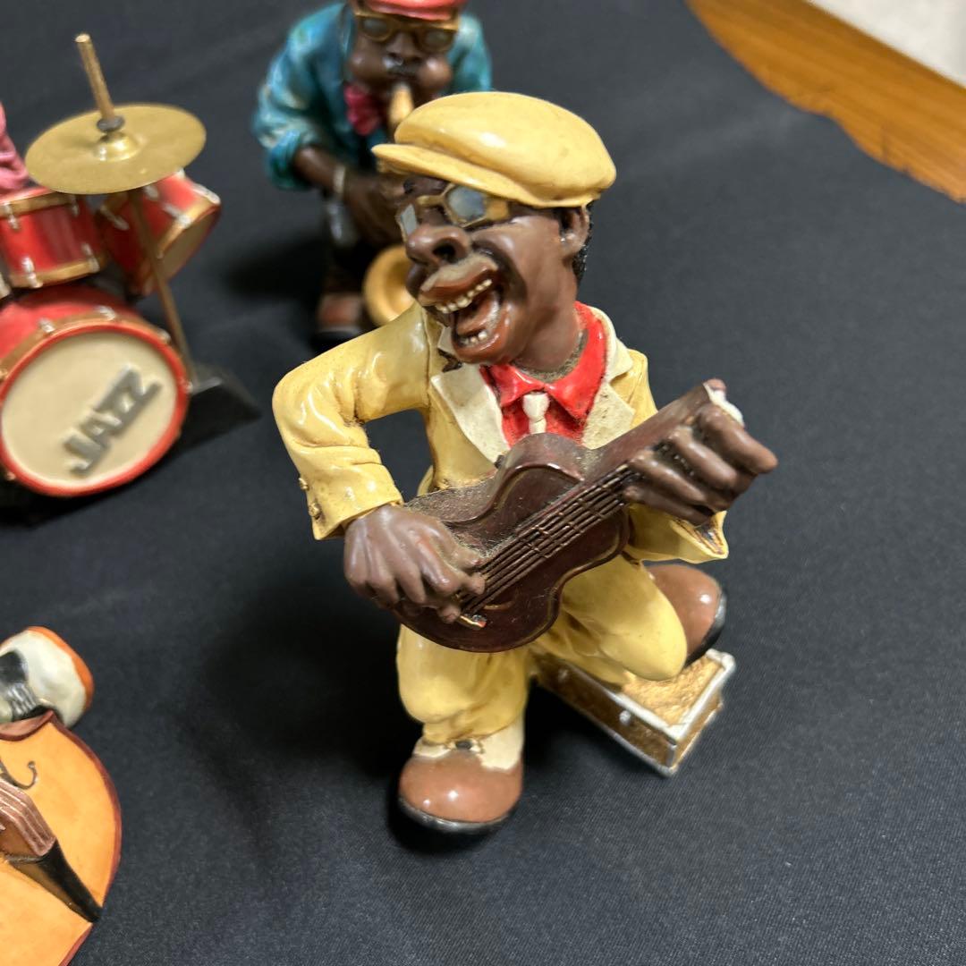 ジャズバンド 置物 フィギュア 元箱付属