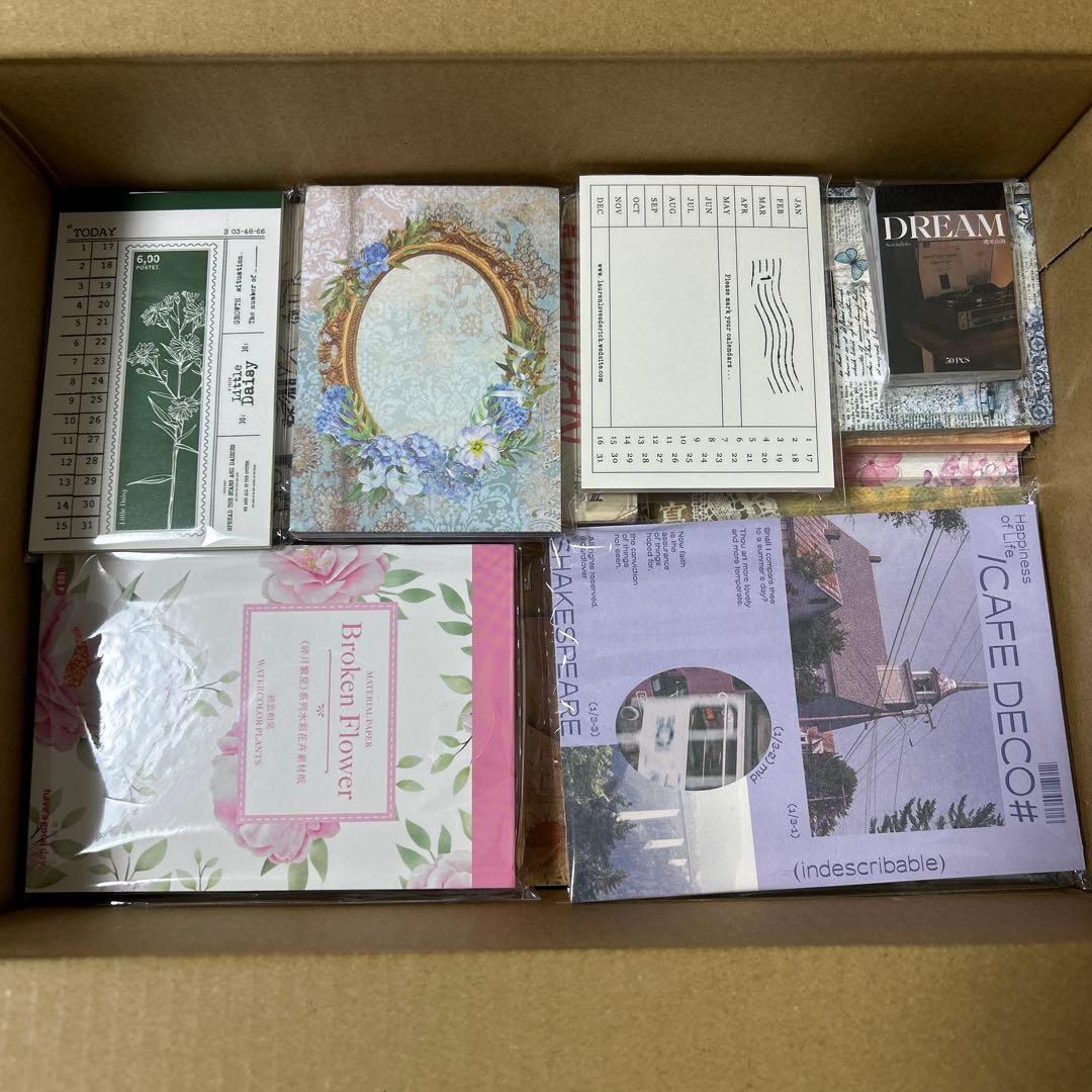 コラージュ素材 海外マステ デザインペーパー まとめ売り ⑩