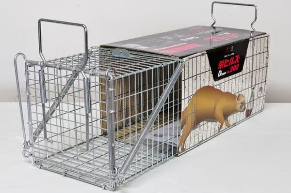 中型金属製捕獲器 二重扉デザイン