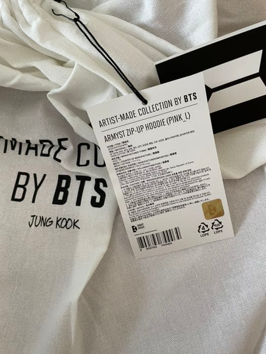 BTSパーカー 公式 ジョングク フーディ L  アーティストメイドコレクション