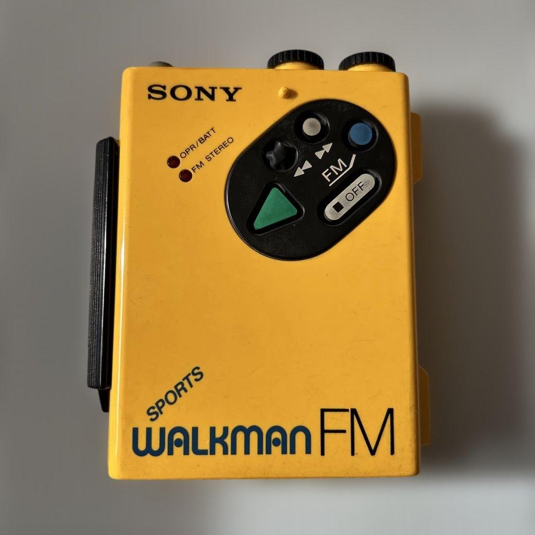 SONY SPORTS WALKMAN WM-F5 ウォークマン イエロー