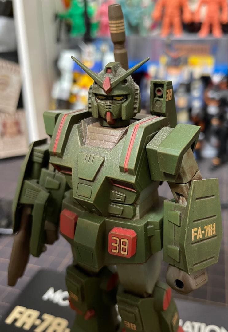 1/144 MSVガンダムフルアーマータイプ プラモデル 旧キット 全塗装