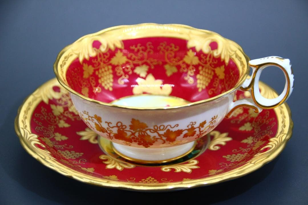 レア ウェッジウッド ARTHUR HOLLAND氏サイン アンティーク トリオ