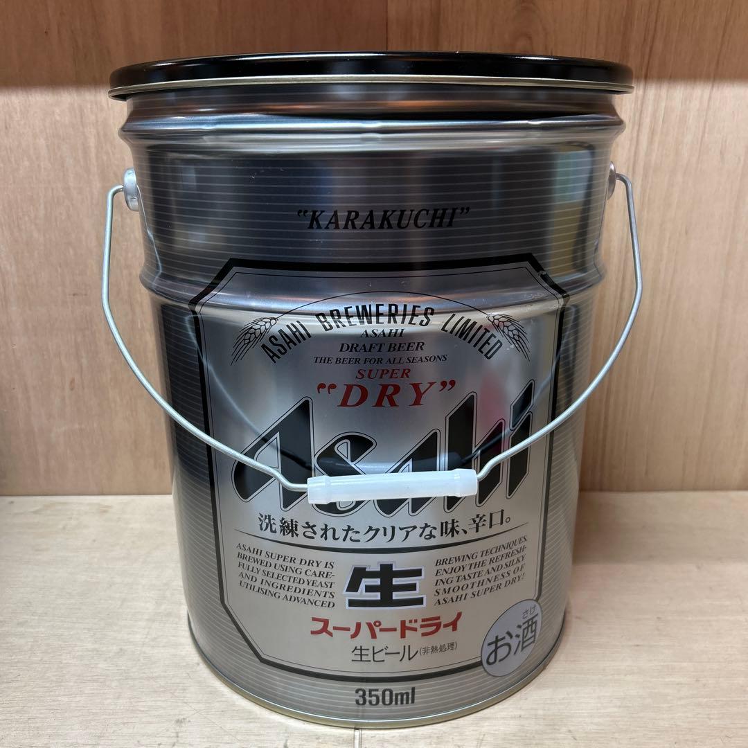 30周年記念　アサヒ　スーパードライ　缶　オリジナルペール缶　ノベルティ