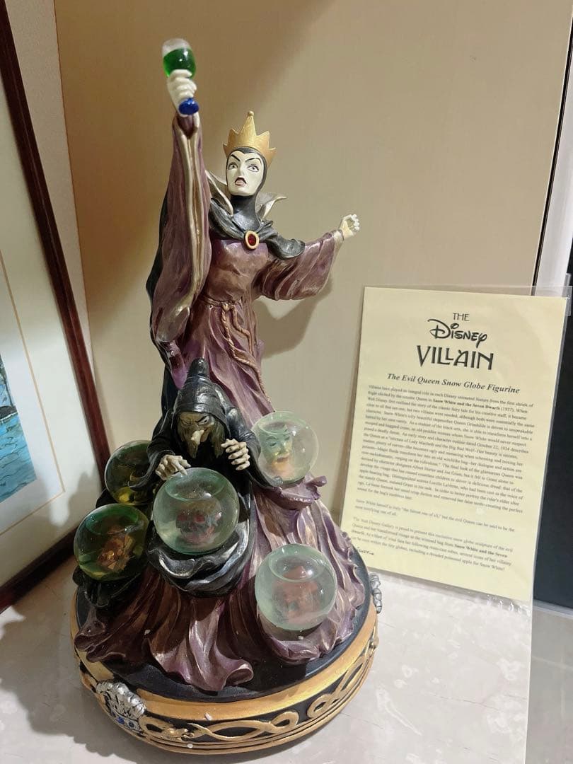 【希少・限定】ディズニーギャラリー＊Evil Queen スノーグローブ＊白雪姫