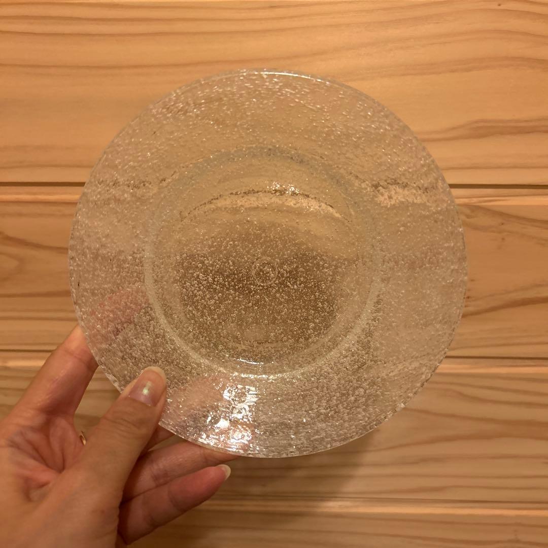 小谷眞三　倉敷ガラス プレート15cm 2枚