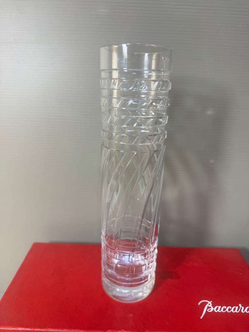 2449 Baccarat バカラ　花瓶　一輪挿し　未使用