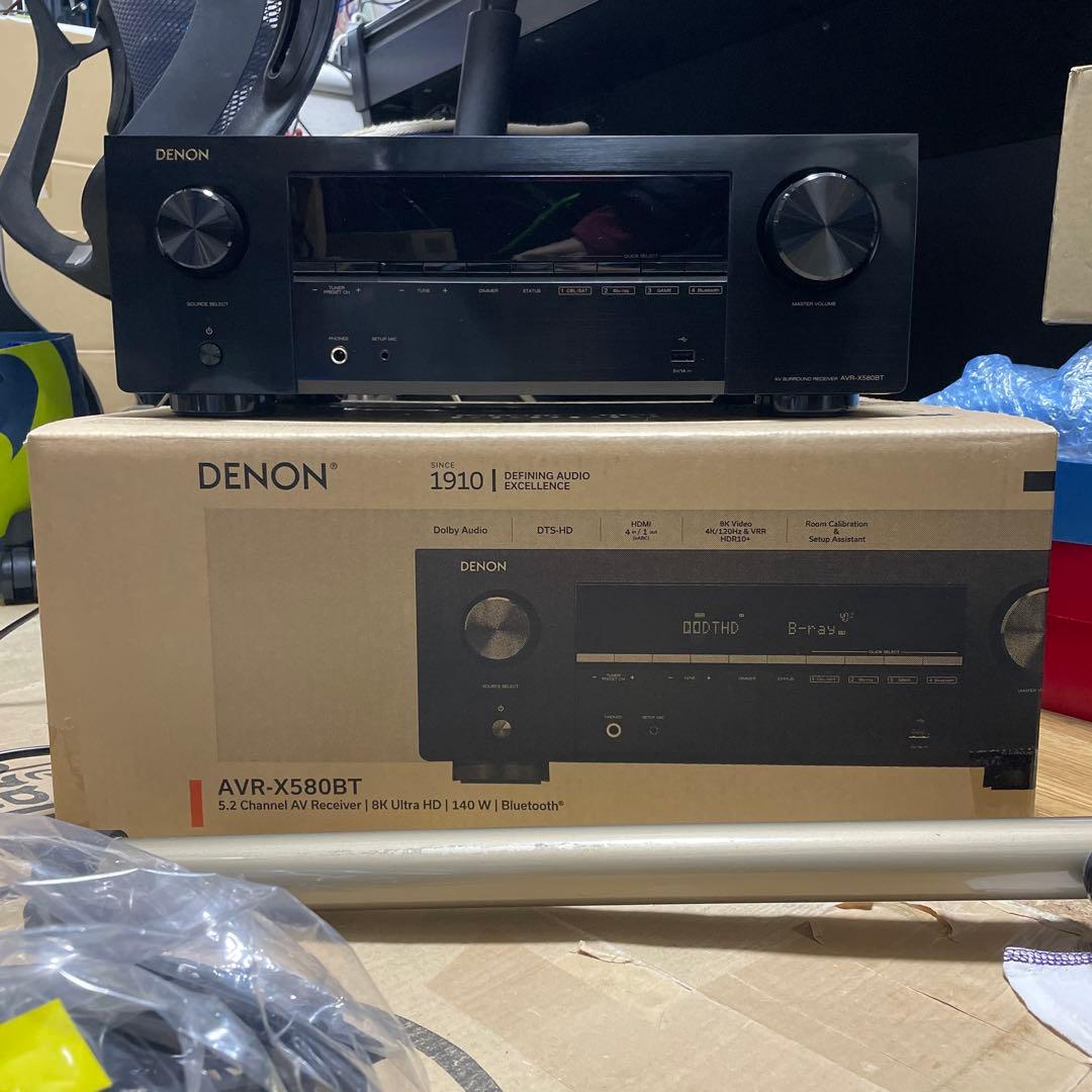 DENON AVR-X580BT AVアンプ　2025年製