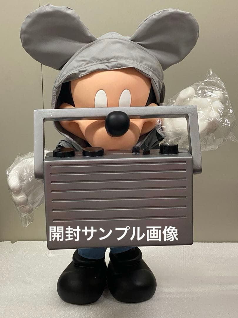 【新品未使用2002年製】ヴンテージミッキーマウス特大フィギュア香港製★未展示品