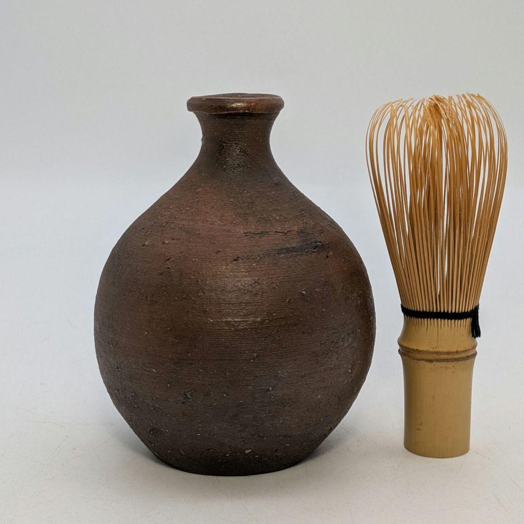 岡山県重要無形文化財 藤原建 備前焼 徳利 共箱 とっくり 酒器 食器 花器