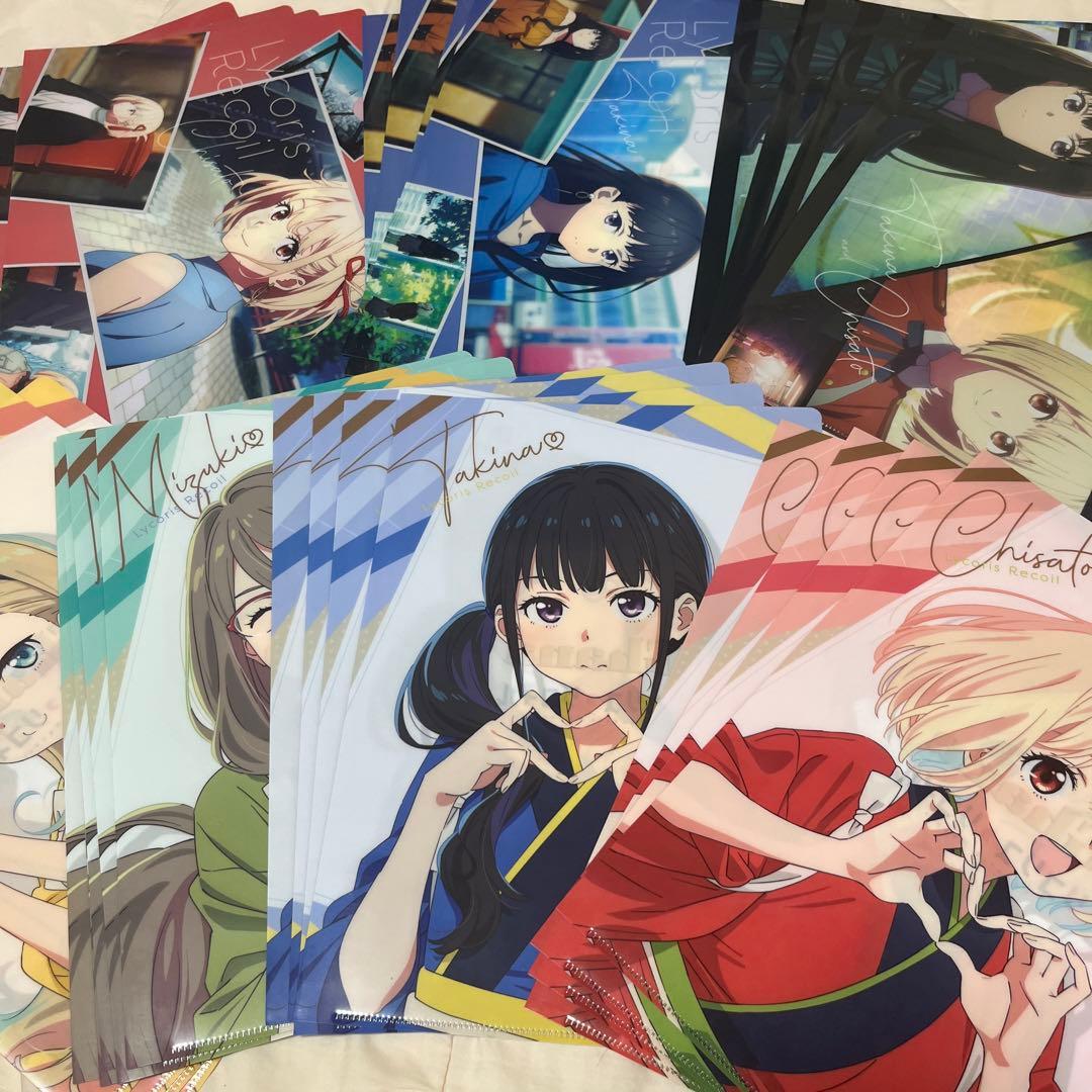 リコリスリコイル　ファイル7種　計28枚