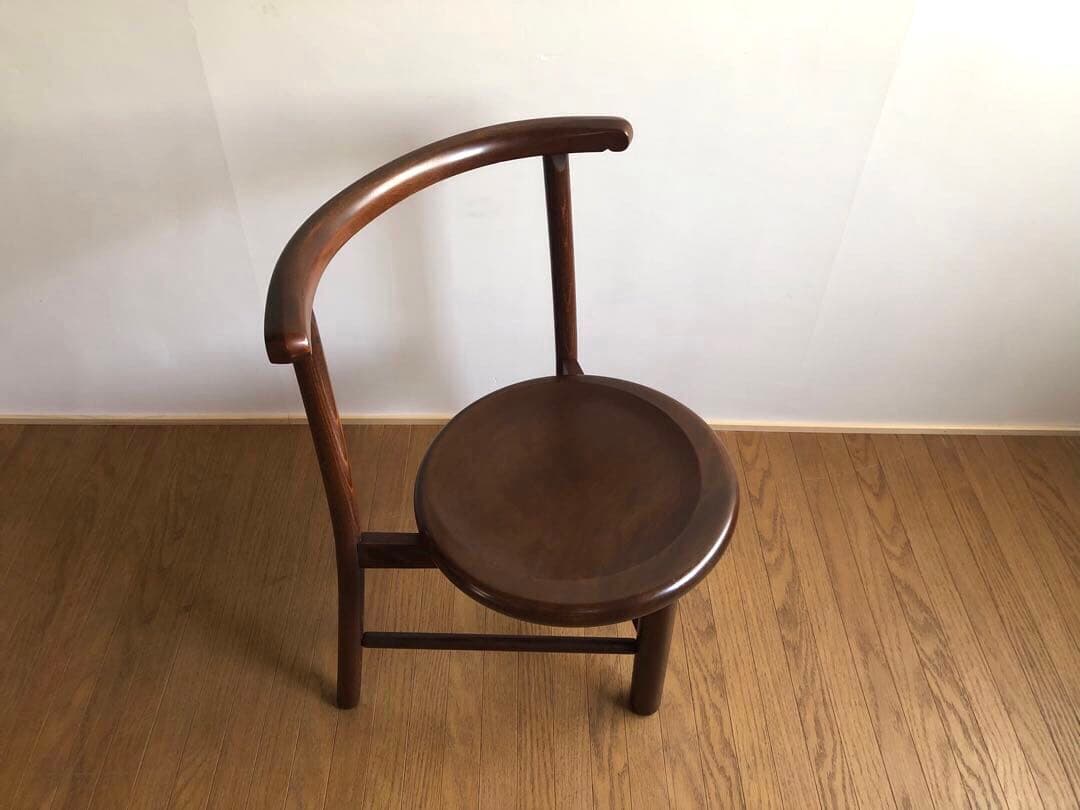 吉田璋也 三脚椅子 希少民芸家具 河井寛次郎 辰巳木工 柳宗悦 バーナードリーチ