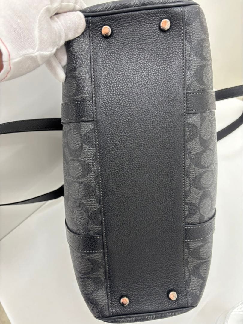 や*中様 Coach コーチ ハドソン ダブル ハンドル 定価約10万円