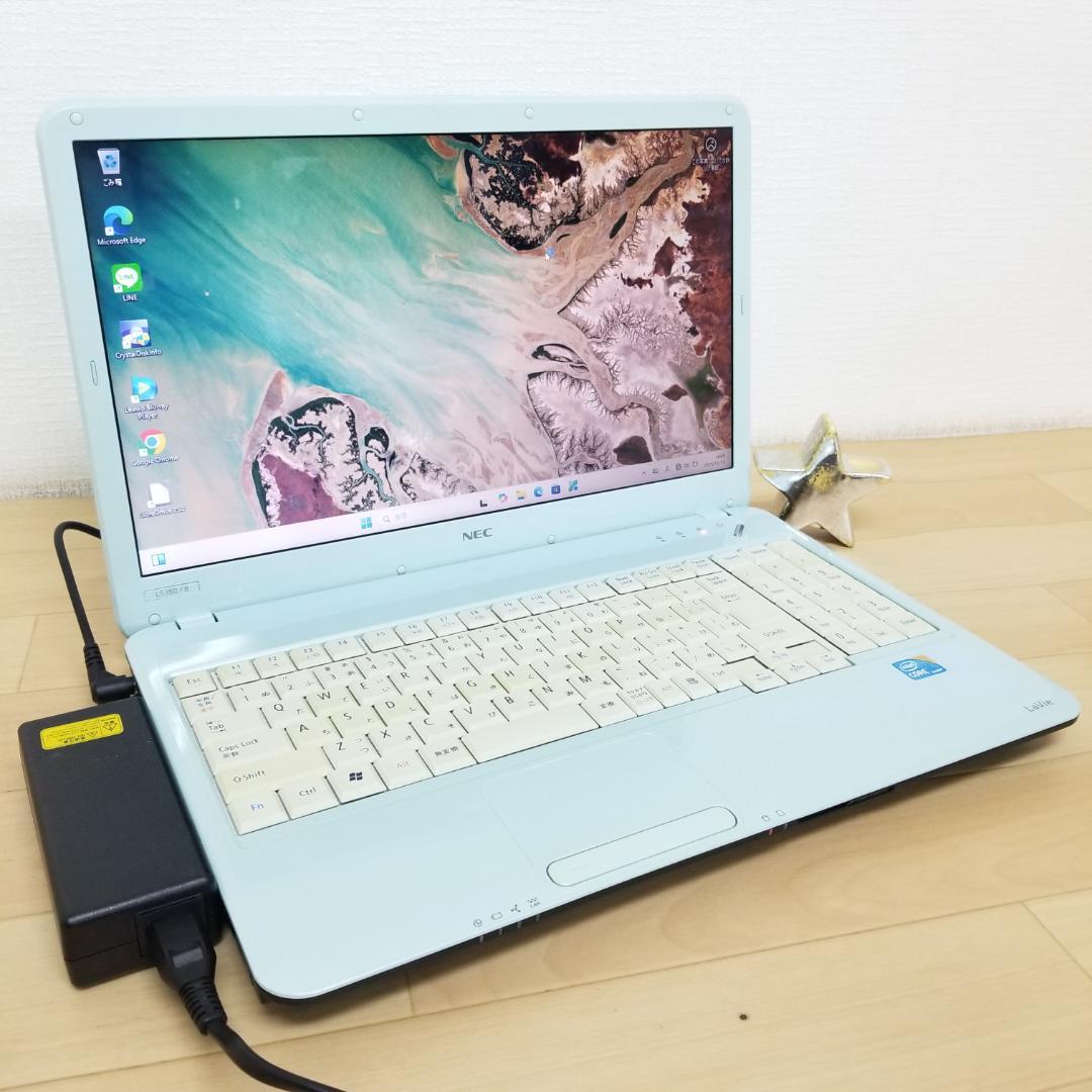 新品SSD Win11 i3搭載 レアカラー ノートPC NEC(E2148)