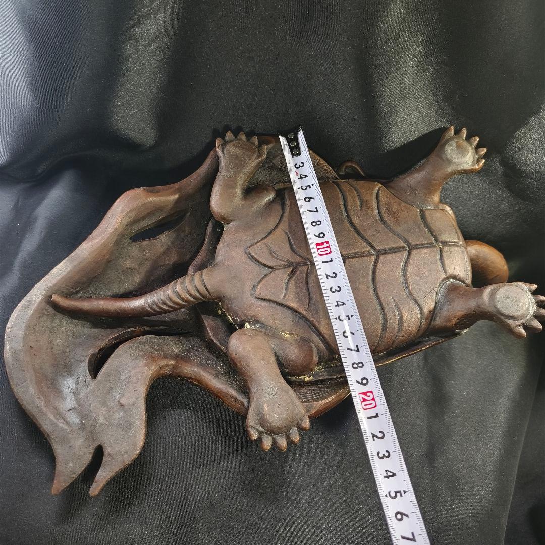 古備前 亀置物 大正骨董 縁起物 古美術 アンティーク コレクター放出美品 無銘