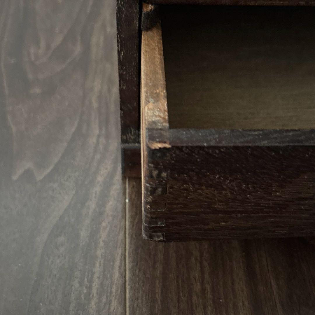 ◻️古道具 ◻️珍しい♡両引き出し四段棚