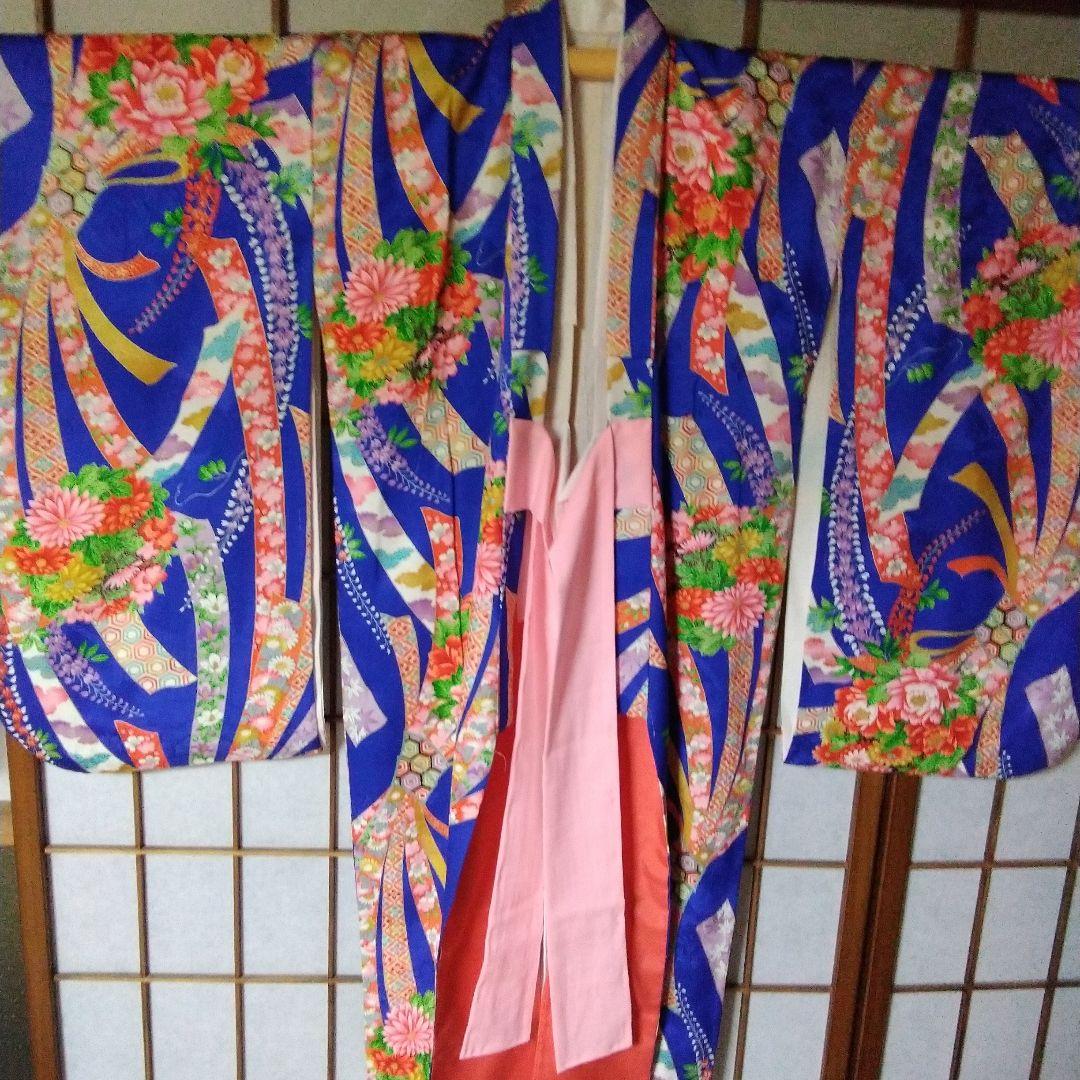 3歳から5歳向け・正絹のお着物セット