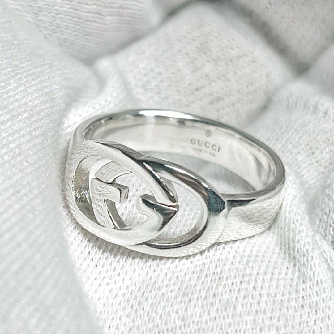 極美品‼️GUCCI 指輪　インターロッキングリング　20号