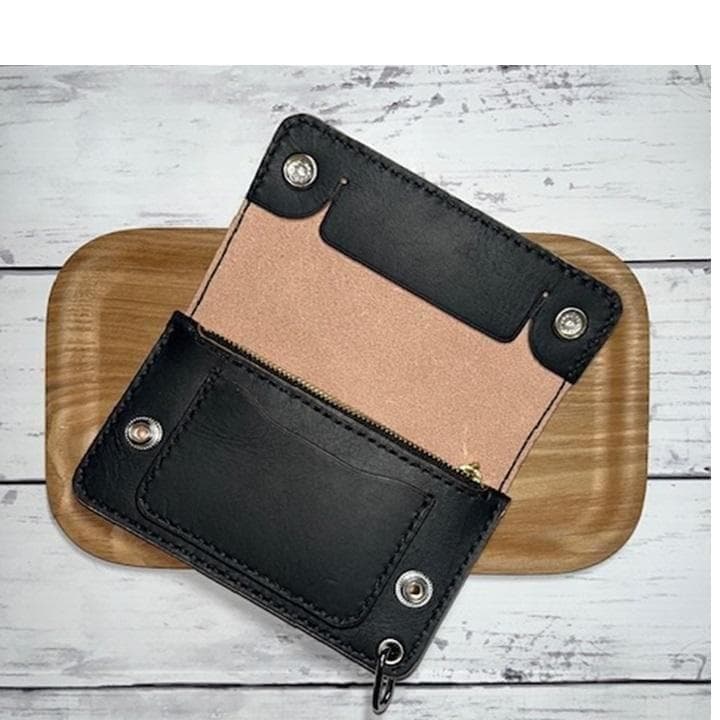 I'm baller ④ミドルトラッカーウォレット/ホック真鍮小判カン真鍮