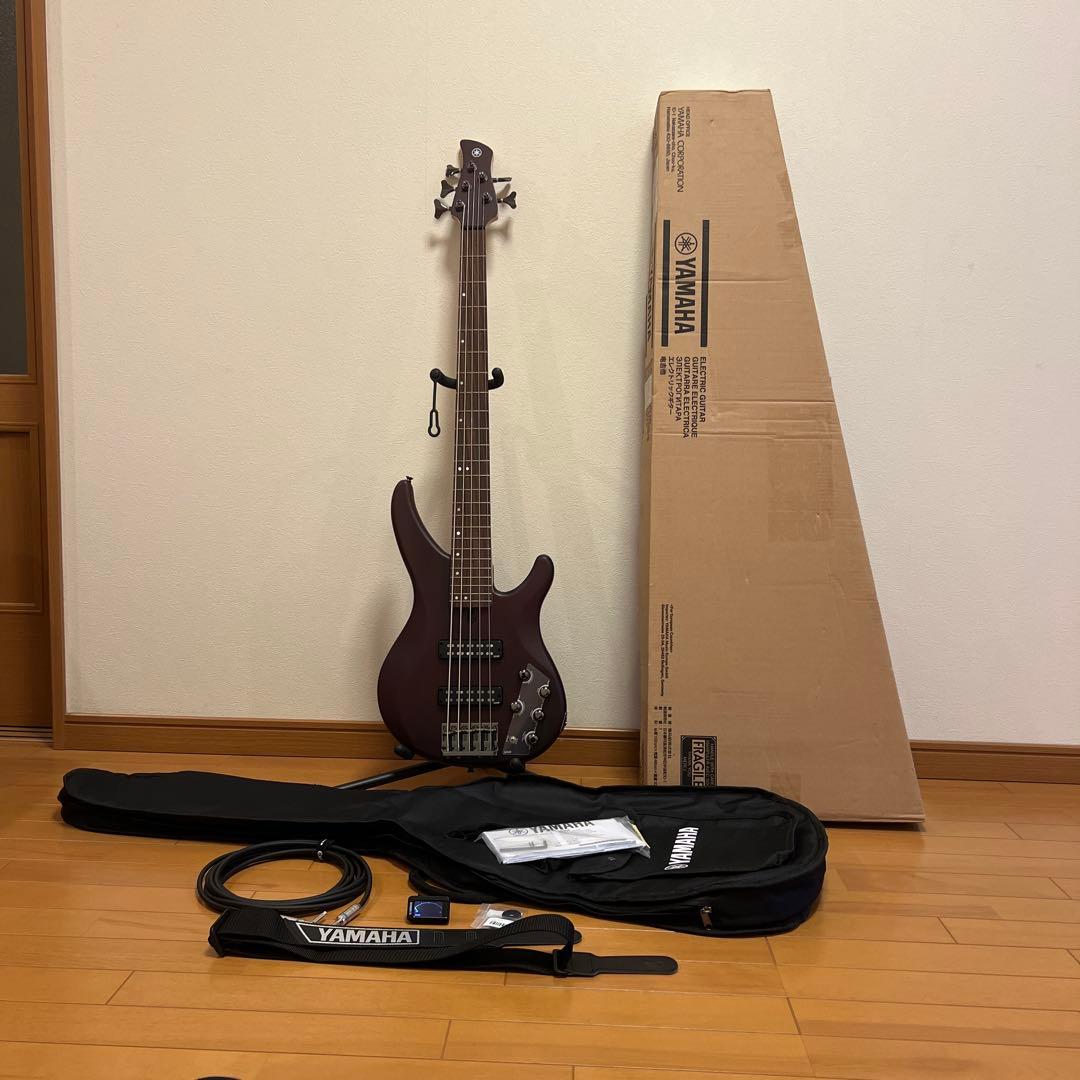YAMAHA ベースギターTRBX505 TBR【超美品】5弦+元箱+etc