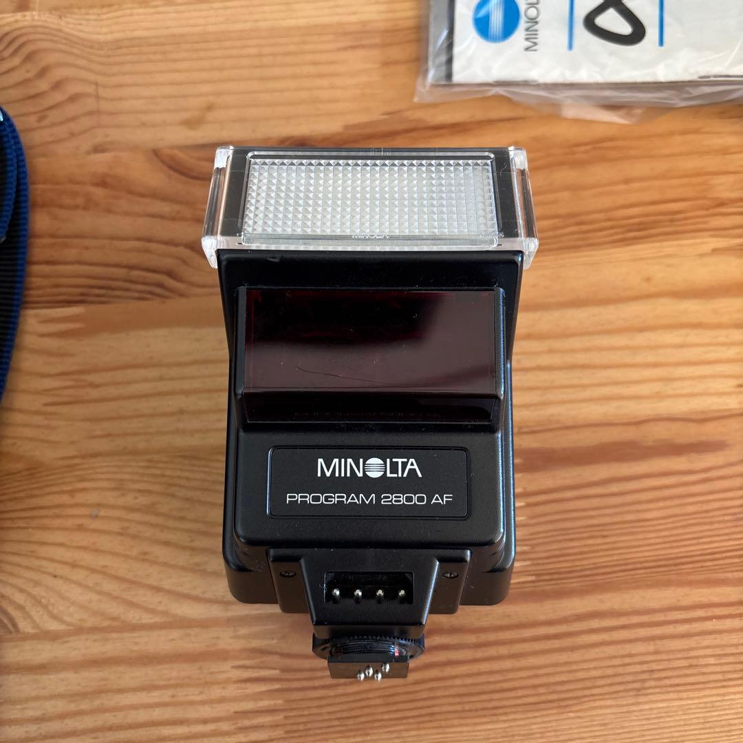 ミノルタa -7000 フィルムカメラ　ストロボ 説明書　フィルム付き