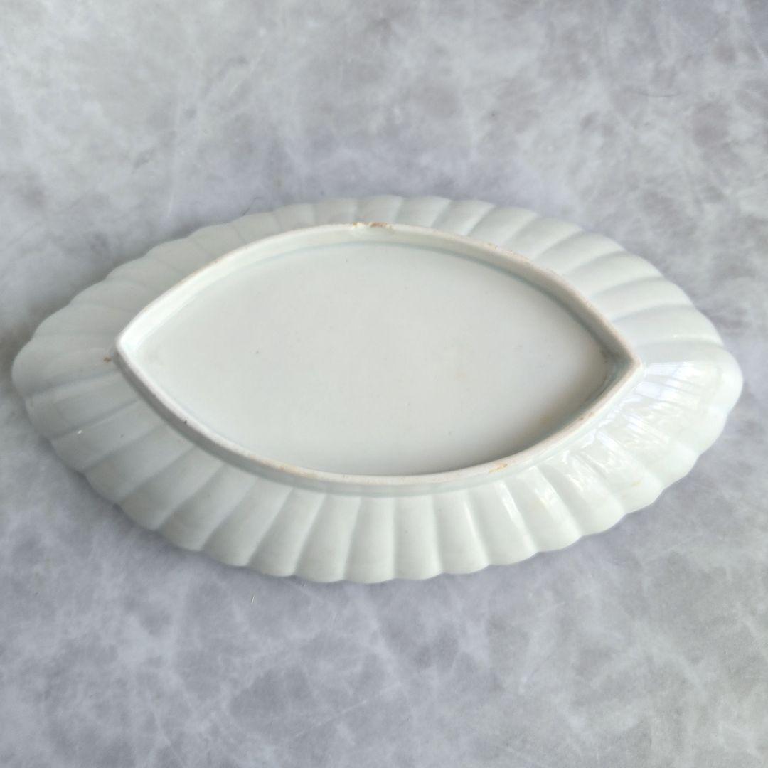 古伊万里　白磁　菊花深皿　江戸時代　染付　柿右衛門　金直し　金継ぎ　アンティーク