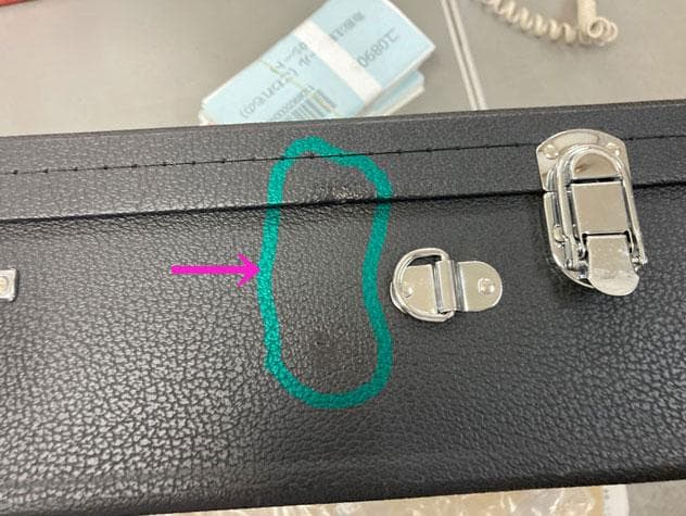 新品未使用(送料無料)9.980円　沖縄三線専用　訳有二丁入ふかふかハードケース