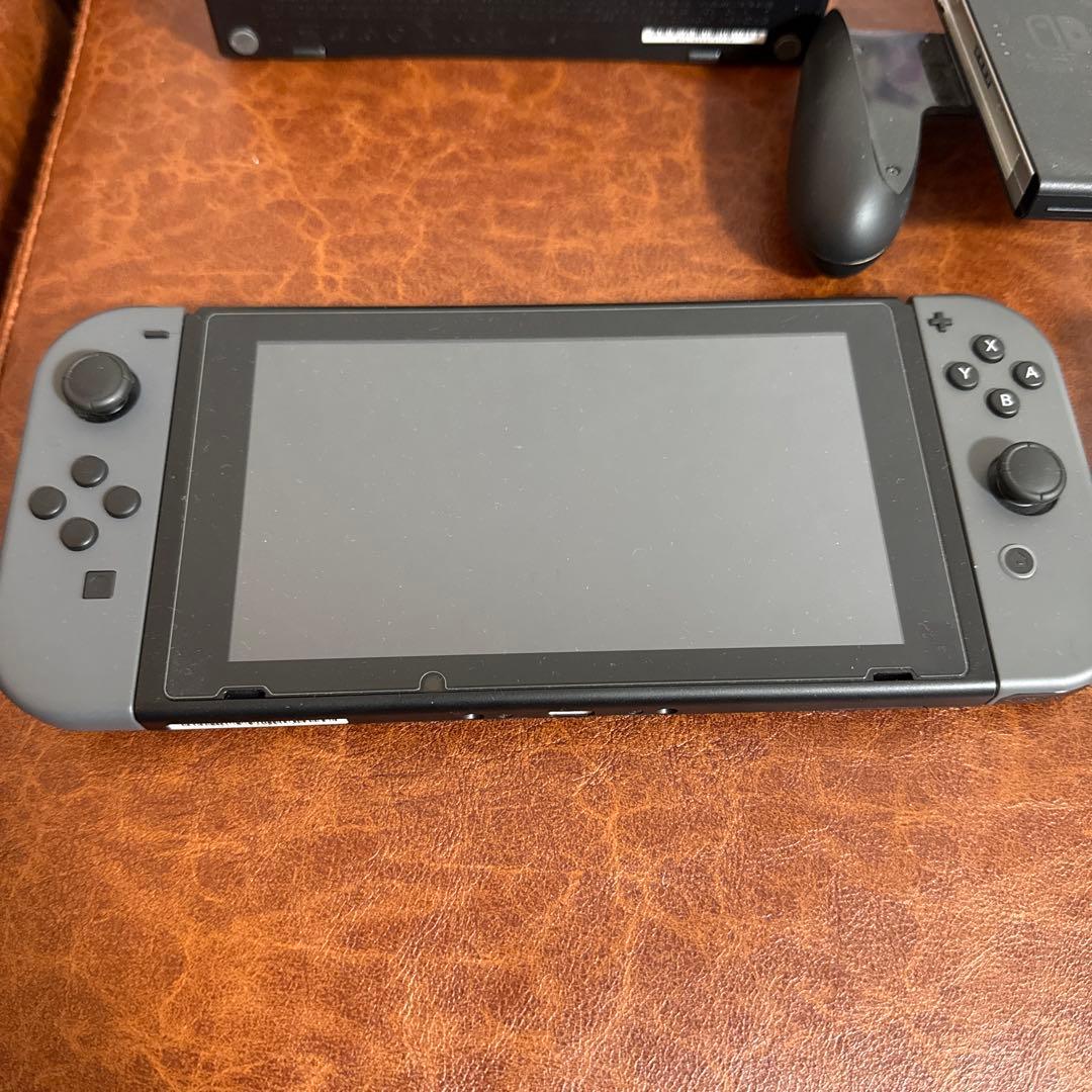 Nintendo Switch グレー 本体 + マリオカート8 コントローラ付