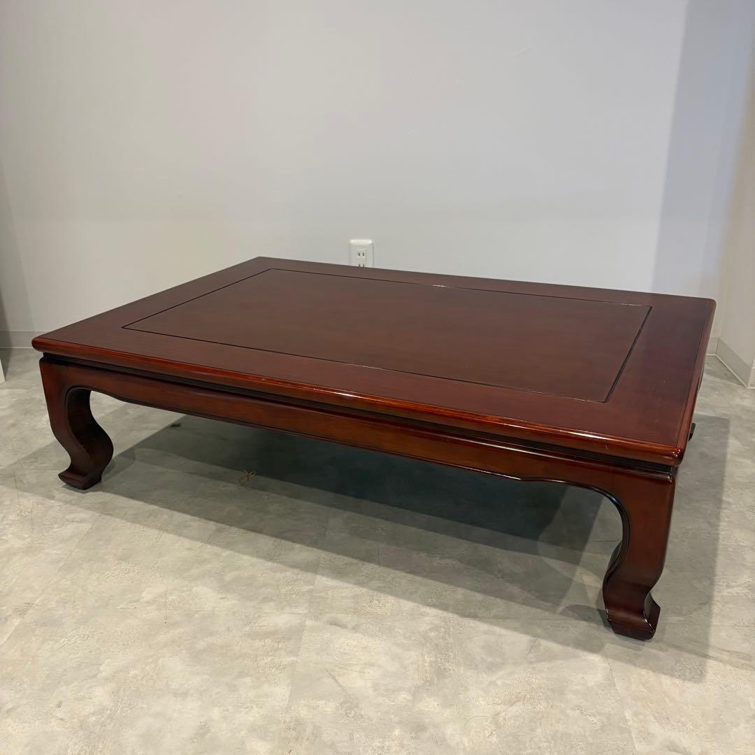 カリモク　ローテーブル　座卓　和室　木製　猫足