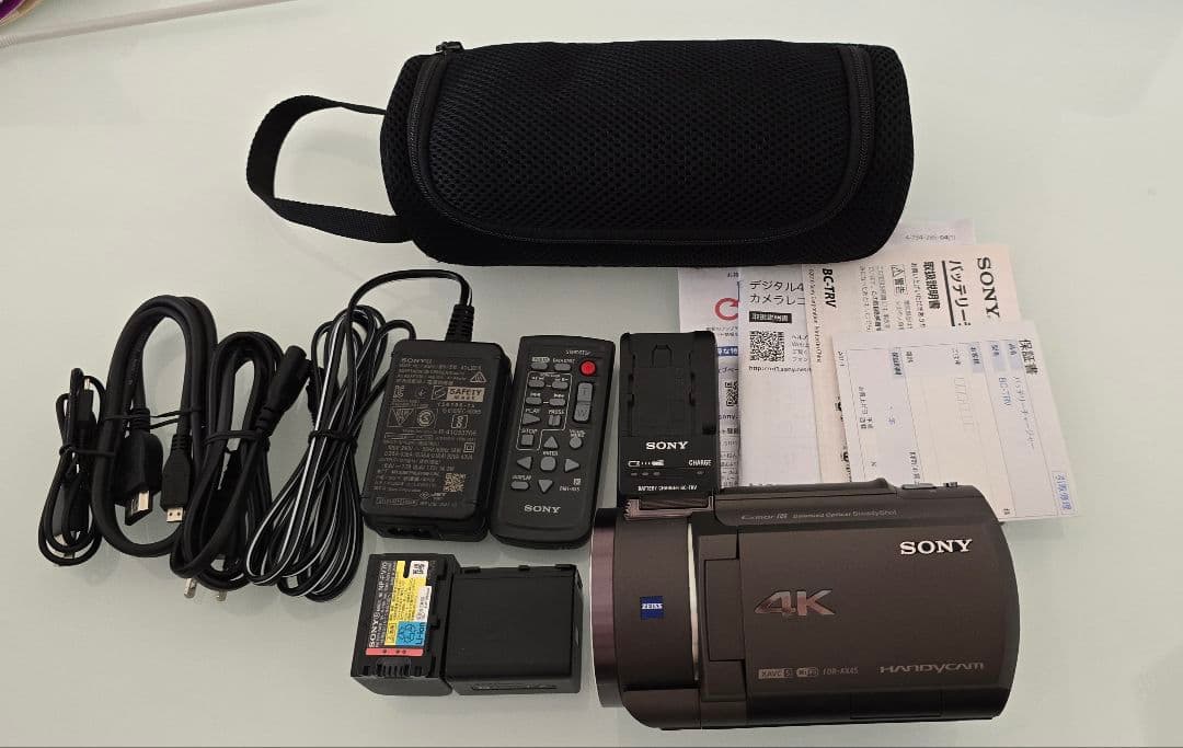 【新品同様】SONY 4Kハンディカム FDR-AX45A | 数回使用のみ